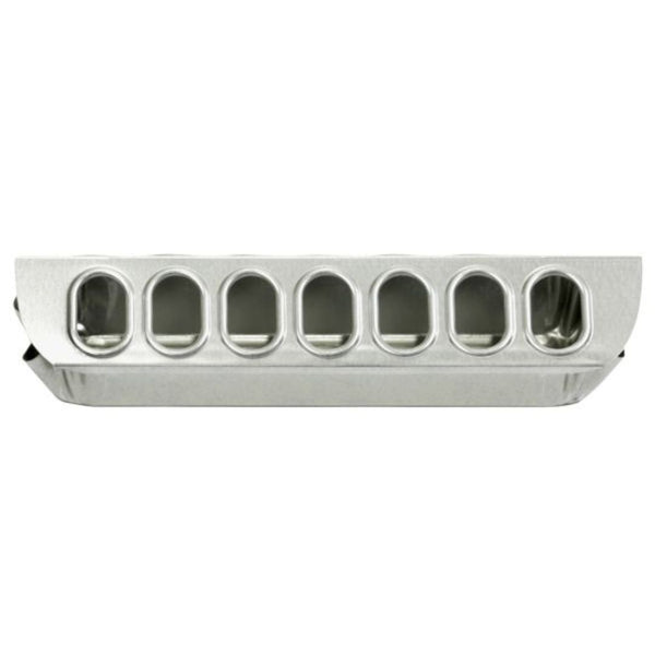 12" Metal Slide-Top Poultry Ground Feeders