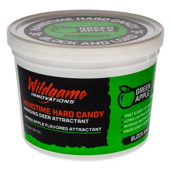 3.5 Lbs. Wildgame Innovations Hangtime Green Apple Candy Block