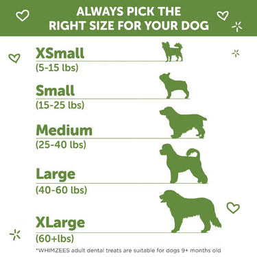 Whimzee Stix Medium Dental Dog Treats