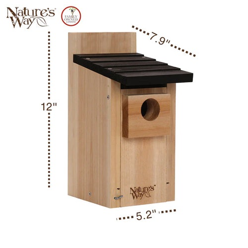 Nature's Way Cedar Bluebird Box House