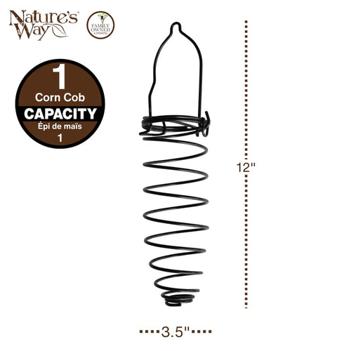 4 pc. Nature's Way Metal Critter Corn Feeder PDQ
