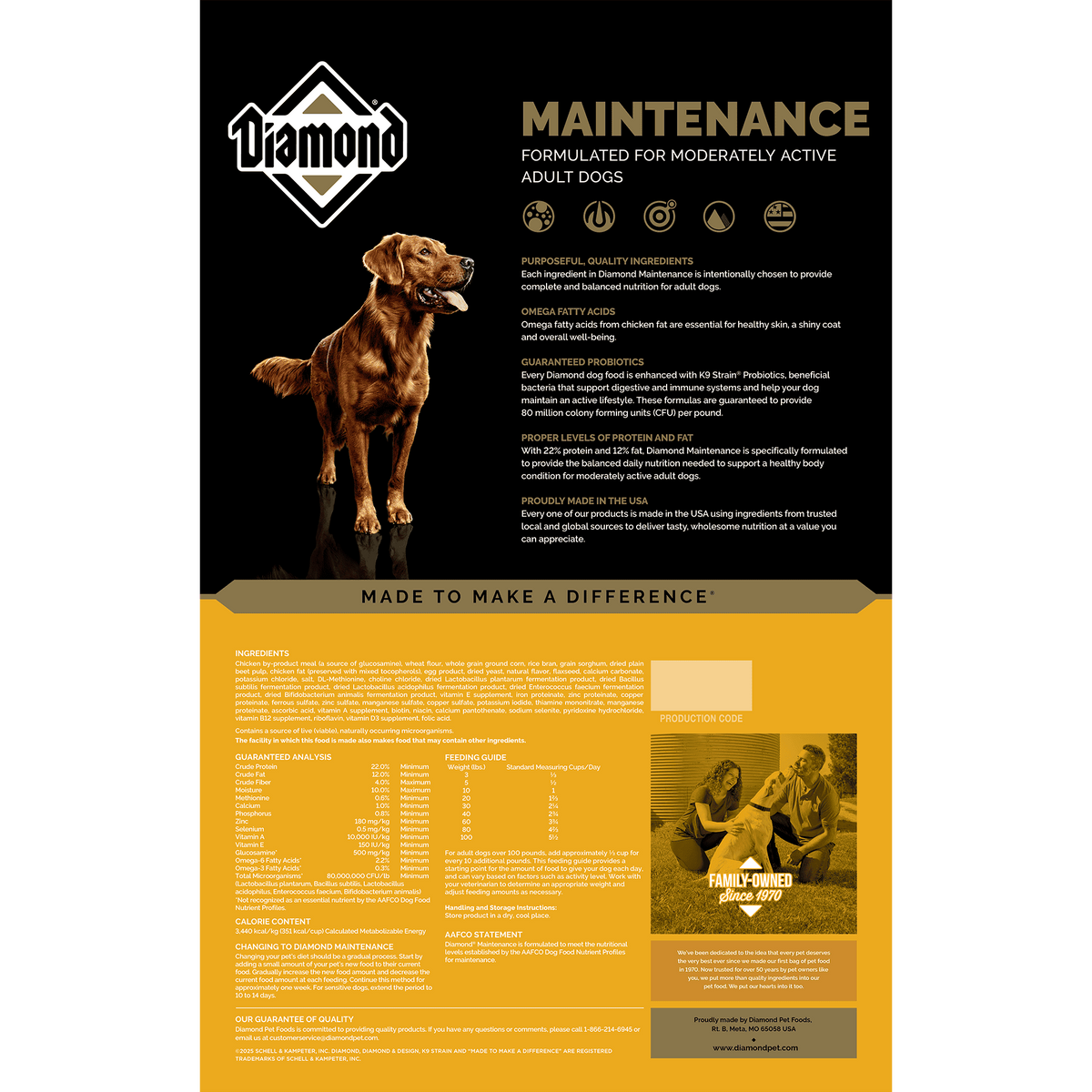 Diamond Maintenance Adult Dry Dog Food