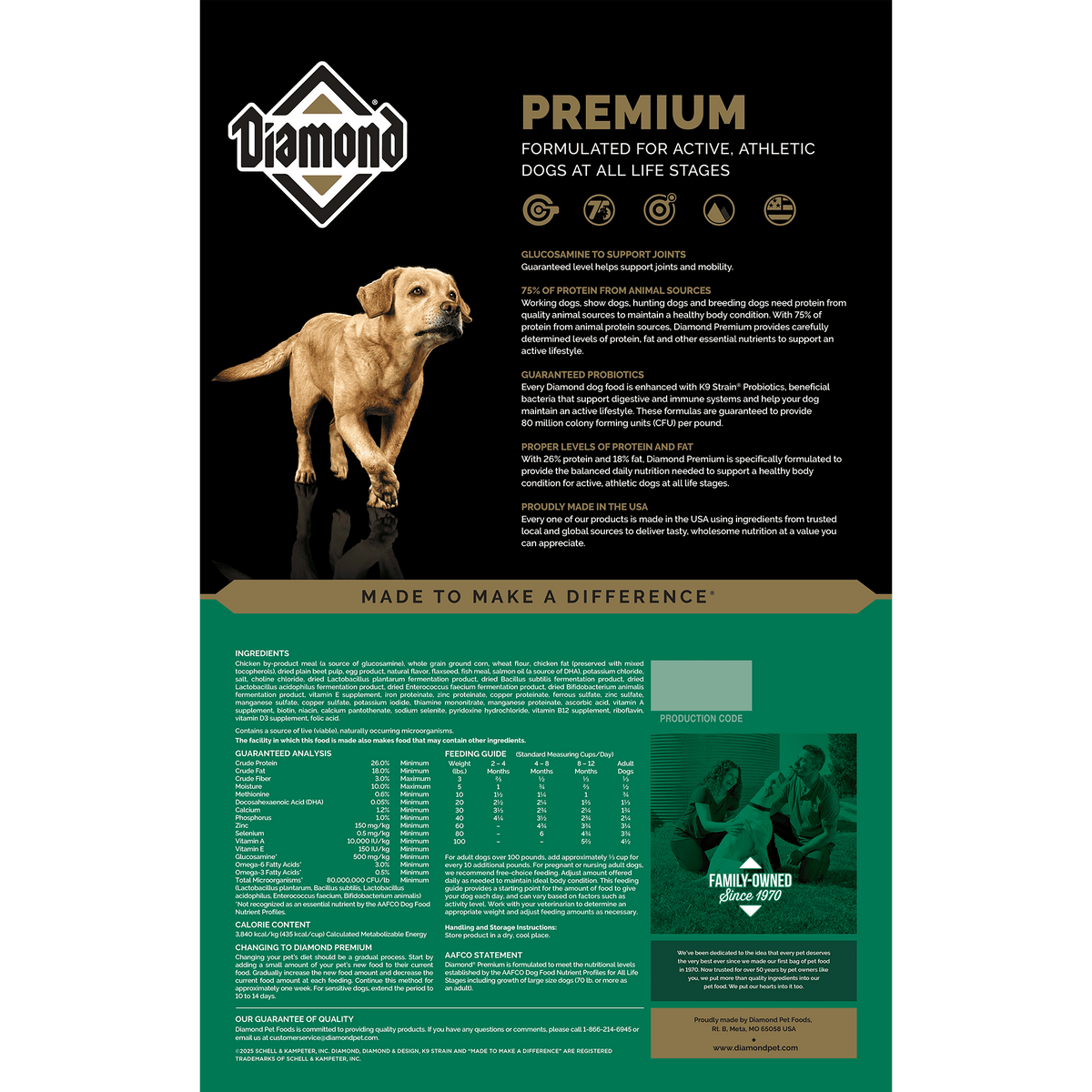 Diamond Premium Adult Dry Dog Food