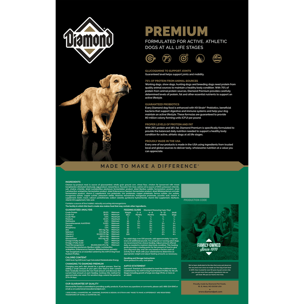 adult diamond premium dog food Diamond Premium Adult Dry Dog Food