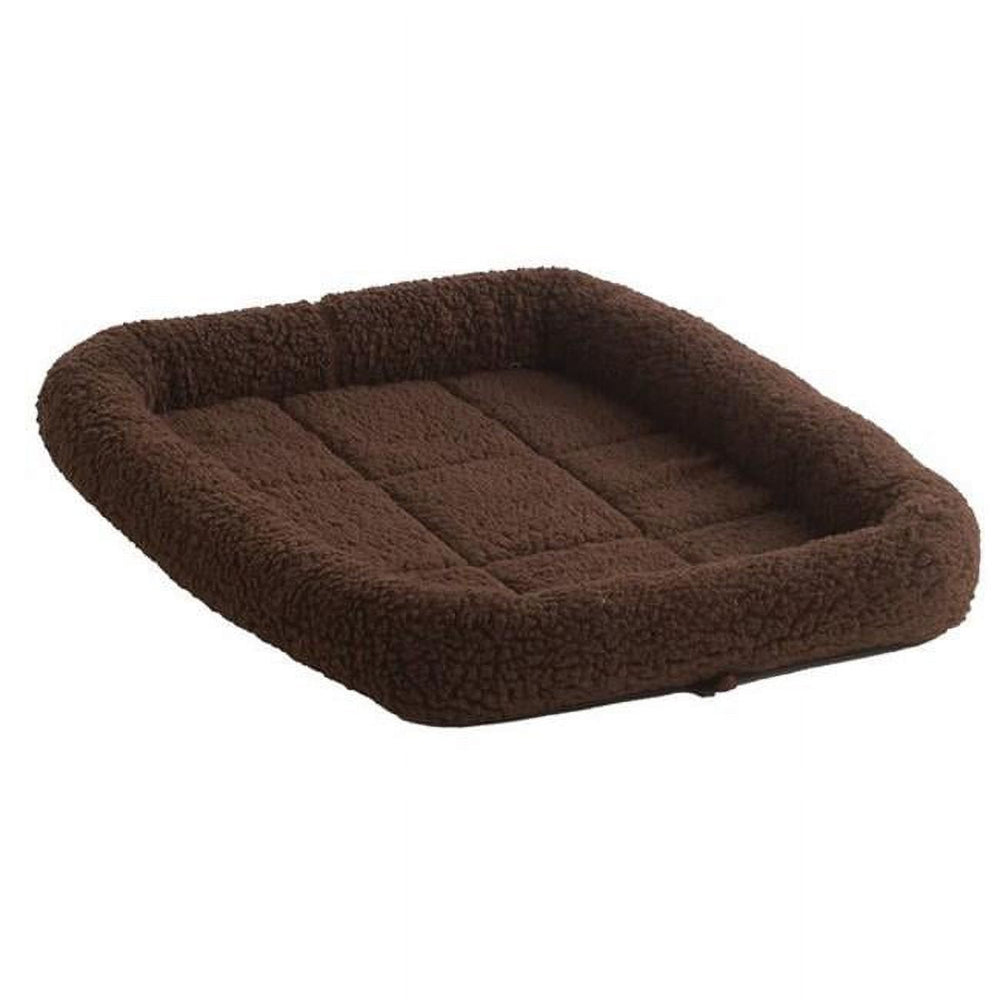 Miller Large 35" Chocolate Fleece Dog Bed