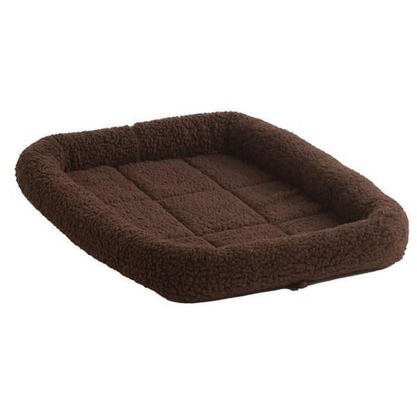 Miller Large 35" Chocolate Fleece Dog Bed