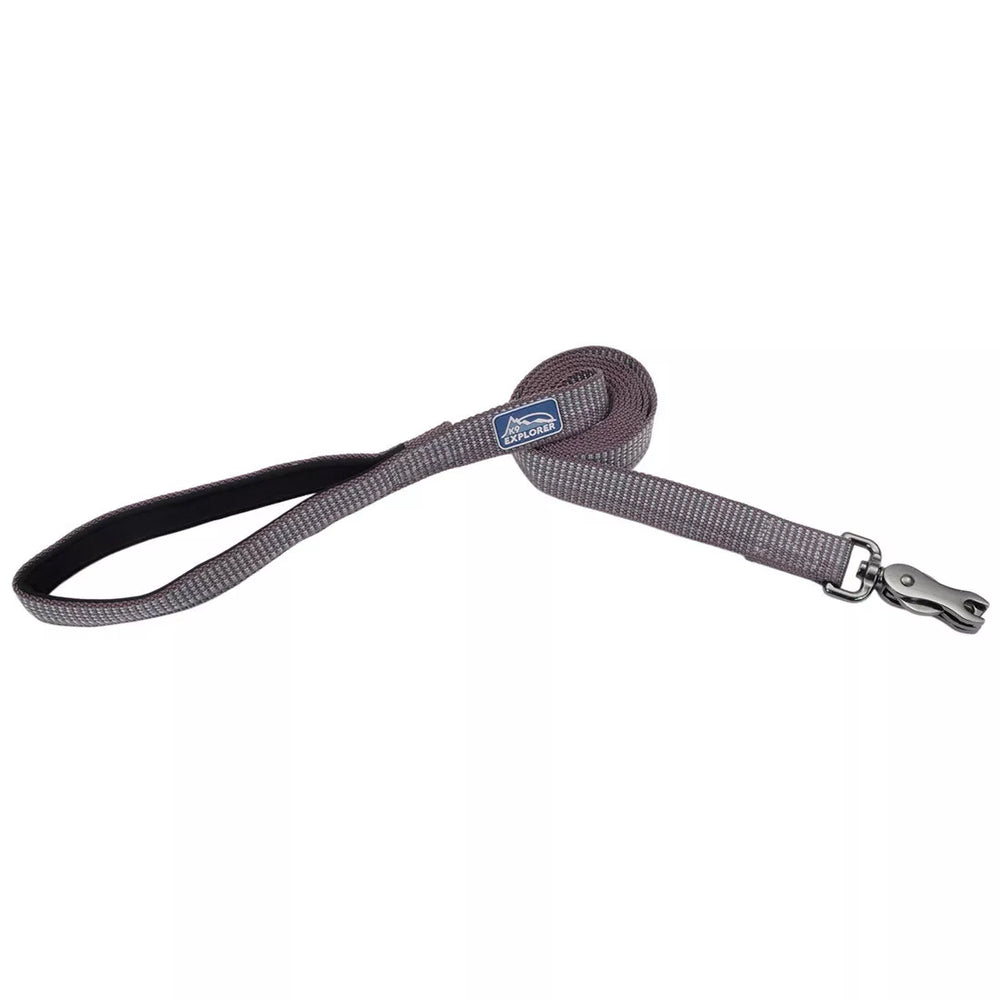 Coastal Pet K9 Explorer Brights Reflective Gray Dog Leash