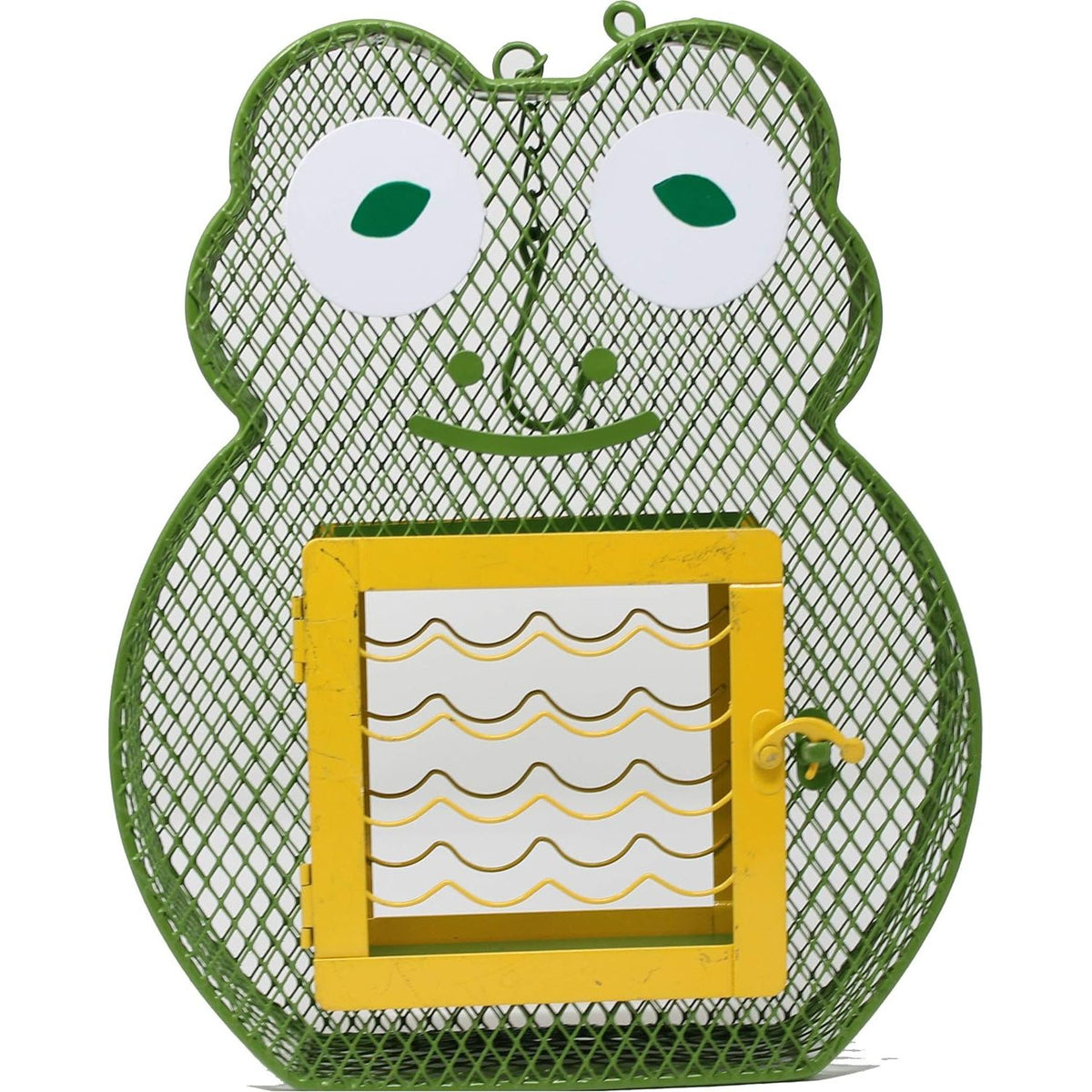 Frog Suet 'n Seed Bird Feeder for Suet Cakes and Sunflower Seeds
