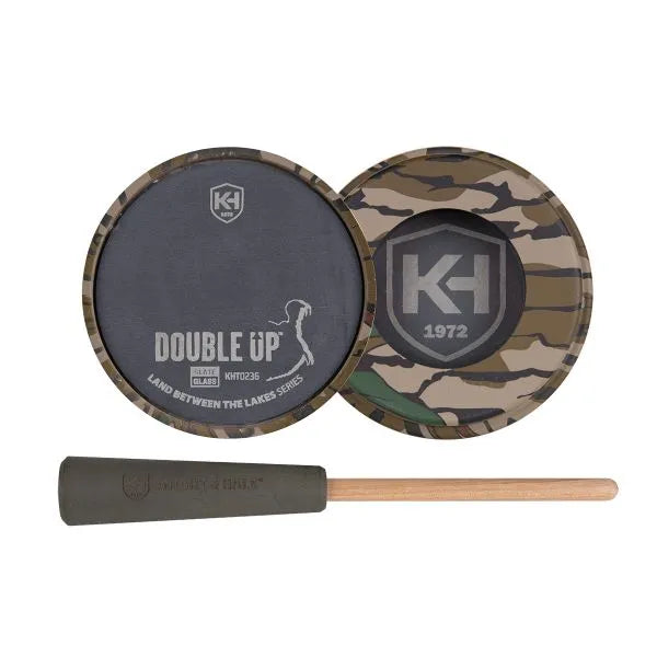 Knight & Hale Double Up Slate/Glass Pot Call