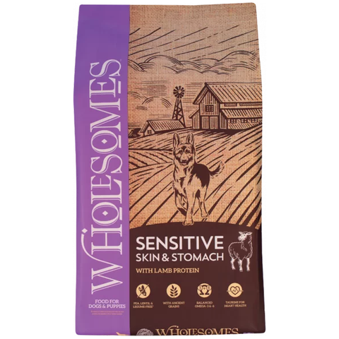 30 Lb SportMix Wholesomes Sensitive Skin & Stomach With Lamb Protein Dry Dog Food