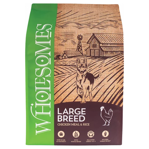 40 Lb SPORTMiX Wholesomes Large Breed with Chicken Meal & Rice Formula Adult Dry Dog Food