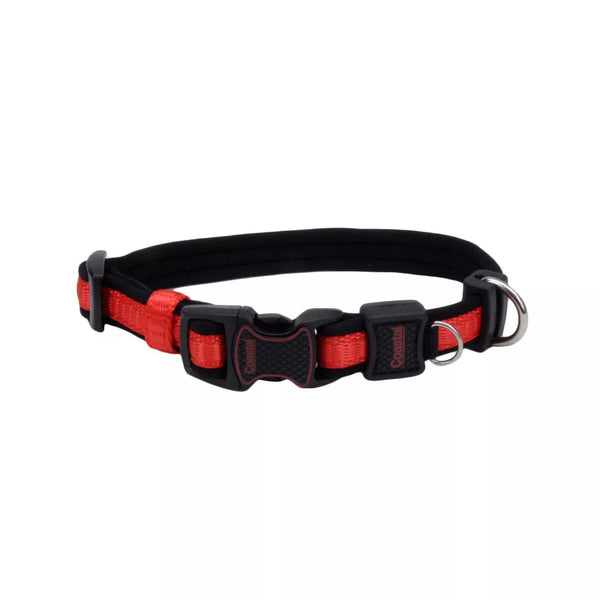 Coastal Pet Inspire Adjustable Red Dog Collar