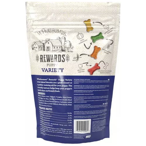 2Lb Wholesomes Reward Puppy Variety Biscuit