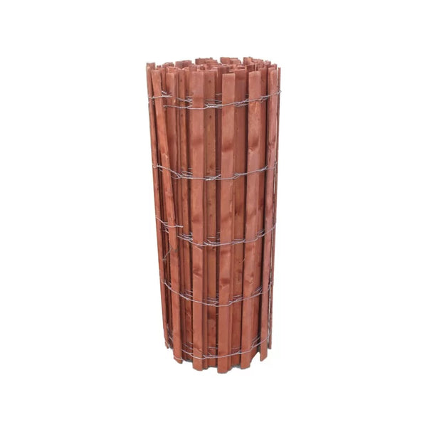 Premium Wooden Snow Fence 4ft x 50ft Red Wood Snow Barrier