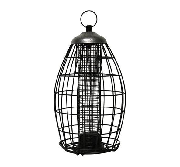 Squirrel-Proof Caged Tube Type Bird Feeder