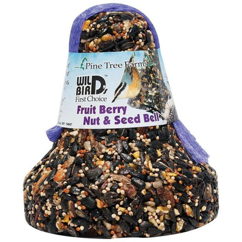 16oz Pine Tree Farms Wild Bird Fruit, Berry, Nut, & Seed Bell