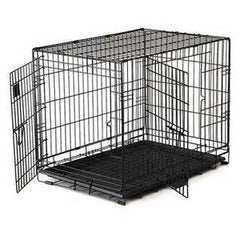 Large Wire Double Door Crate: Spacious and Versatile Dog Crate for Training and Travel