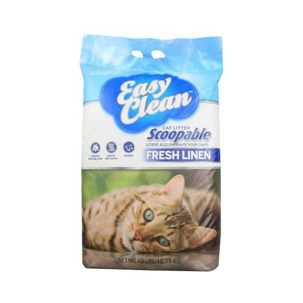 40 Lbs. Pestell Easy Clean Cat Litter Fresh Linen