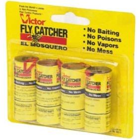 4 Pack Fly Ribbon - Sticky Fly Traps for Indoor and Outdoor Use - Effective Insect Control
