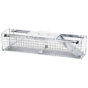24"x7"x7" Rabbit Trap - Heavy Duty Humane Live Animal Cage for Safe and Effective Pest Control
