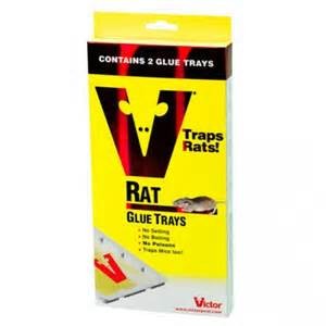 2 Pack Mouse Glue Tray - Extra Strength Adhesive Traps for Effective Rodent Control in Homes and Businesses