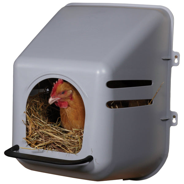 Miller Plastic Nesting Box - Convenient Mountable Nesting Box for Poultry
