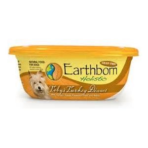 8oz Earthborn Holistic Toby's Turkey Dinner Grain-Free Natural Moist Dog Food
