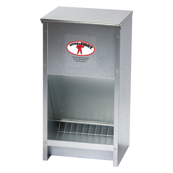 Galvanized High Capacity Poultry Feeder