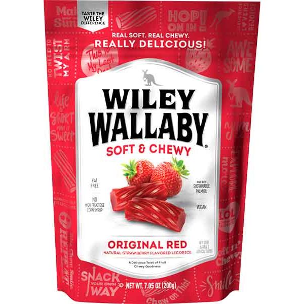 7.5OZ WILEY WALLABLY RED GOURMET LICORICE