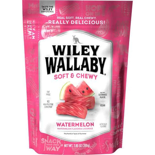 7.5OZ WILEY WALLABLY GOURMET WATERMELON LICORICE