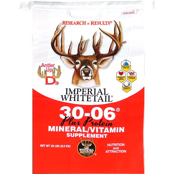 20 Lb Whitetail Institute 30-06 Mineral/Vitamin Plus Protein