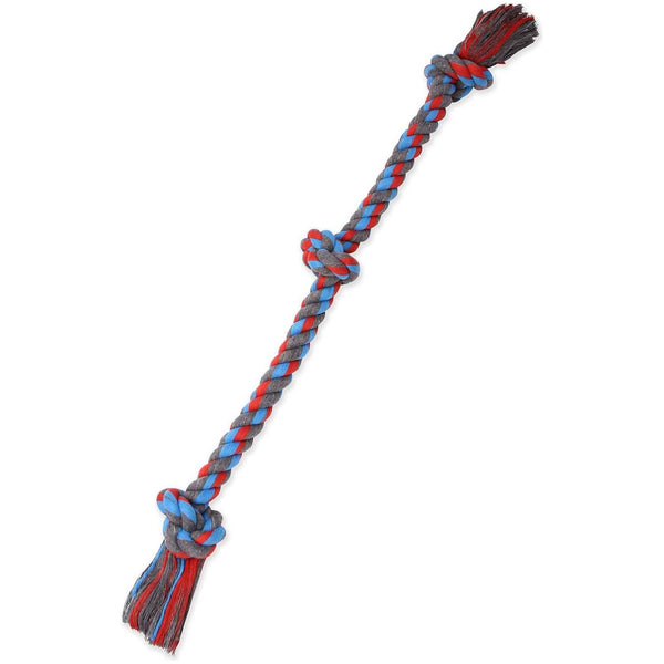 Mammoth Extra-Large 36-Inch 3-Color Knot Tug Toy: Durable Dog Rope Toy for Big Breeds