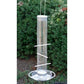 Premium Thistle Seed Feeder - Hanging Bird Feeder for Nyjer Seeds, Attracting Finches and Small Birds