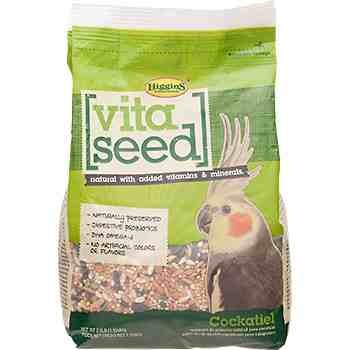 5 lb Higgins Vita Seed Cockatiel: Premium Cockatiel Food Mix with Vita ...