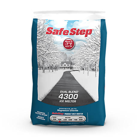 SafeStep 4300 Ice Melter - 50.0 lbs | Premium Blend for Rapid Ice Removal on Driveways and Sidewalks