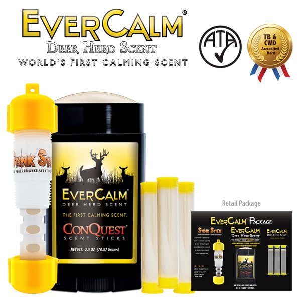 Conquest Scents 4.75oz EverCalm Deer Herd Combo