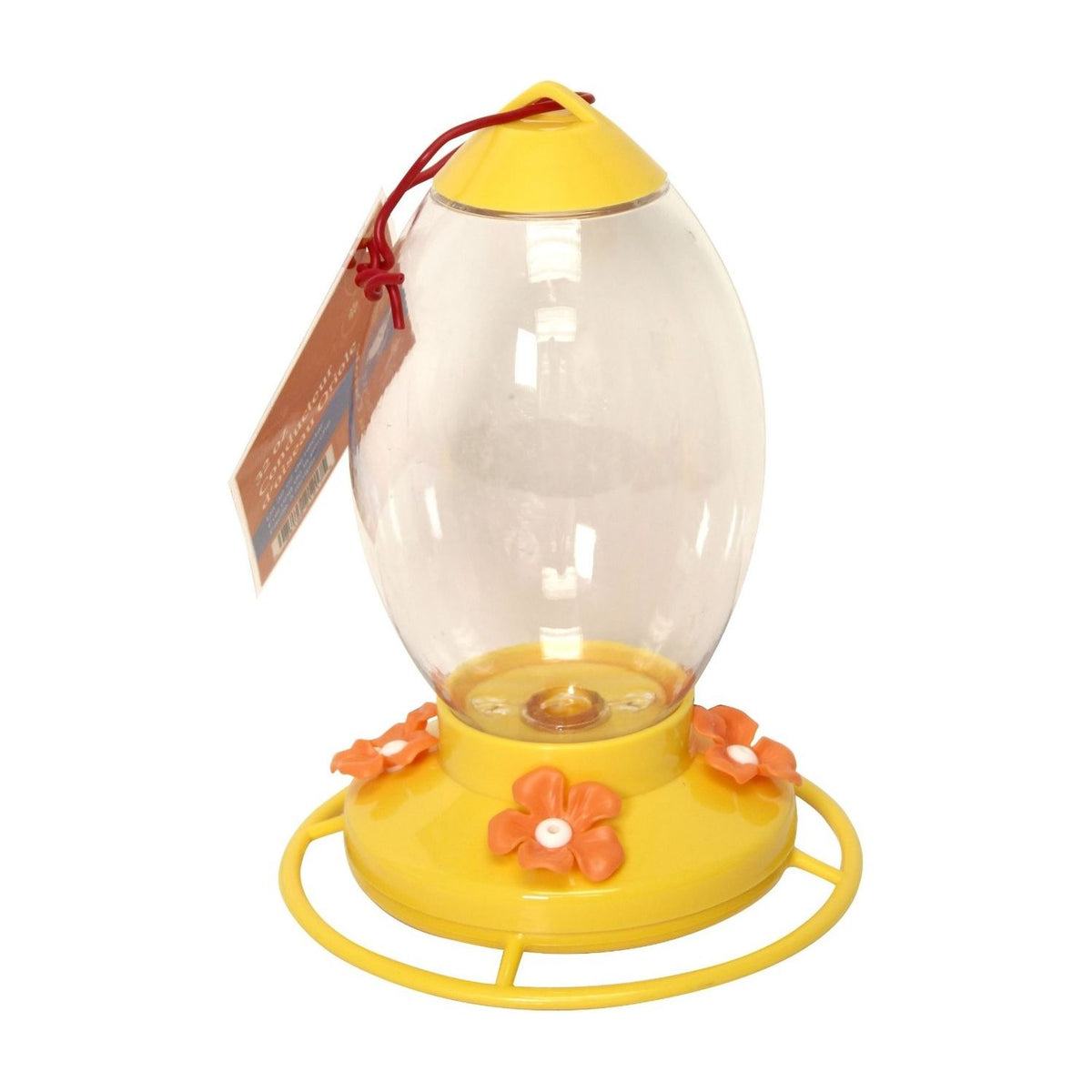 32oz Oriole Plastic Globe Orange Oriole Bird Feeder