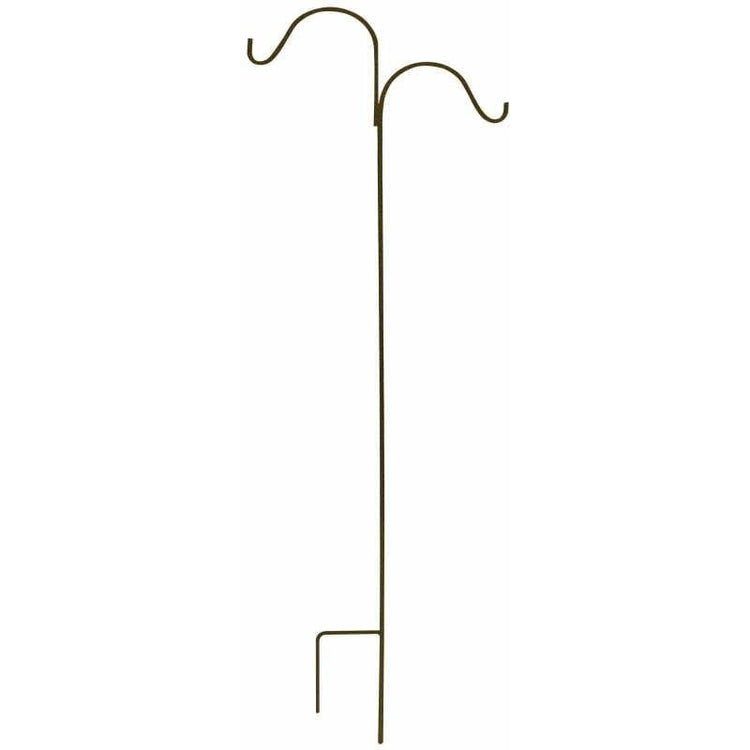 64" Double Bronze Shepherd Hook - LOCAL PICK-UP ONLY!