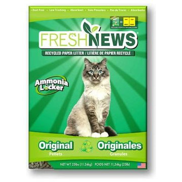 Fresh News Unscented Non-Clumping Paper Cat Litter