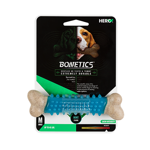 Bonetics Dental Bone Mint Flavor Dog Chew Toy