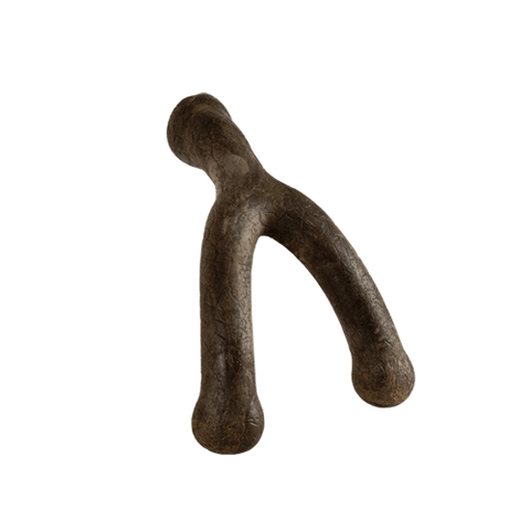 Bonetics 5.5" Bacon Flavor Wishbone Dog Chew Toy