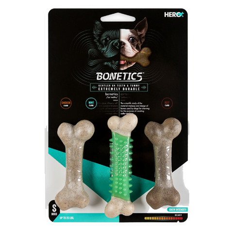 Bonetics Chew Treats Variety Pack of 3