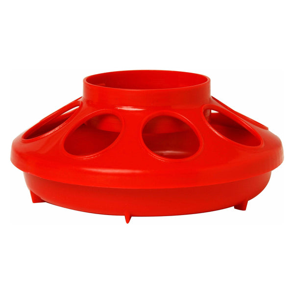 1 Quart Plastic Red Feeder Base