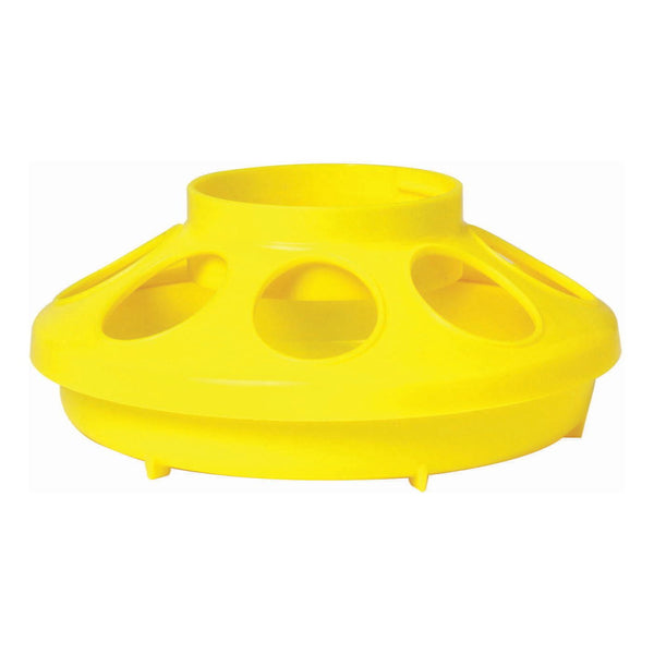1 Quart Plastic Yellow Feeder Base