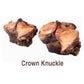 Jones Bones Large Crown Knuckle Beef Wrapped - Natural Dog Chew Bone - Dental Health and Entertainment