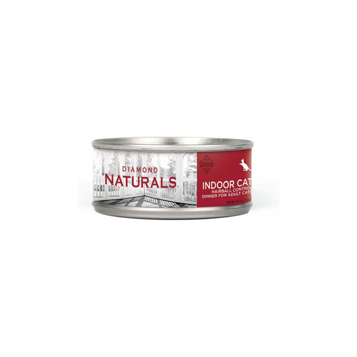 Case of 24 - 5.5oz Diamond Naturals Indoor Hairball Control Adult Canned Cat Food
