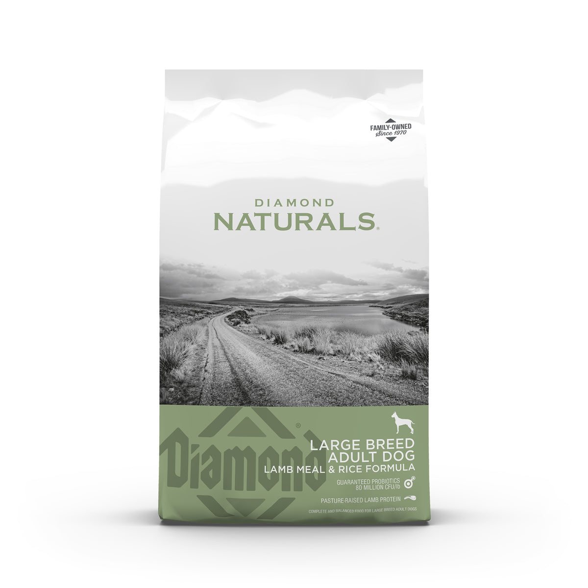 40 Lbs. Diamond Naturals Lamb and Rice Large Breed Adult Dog Food
