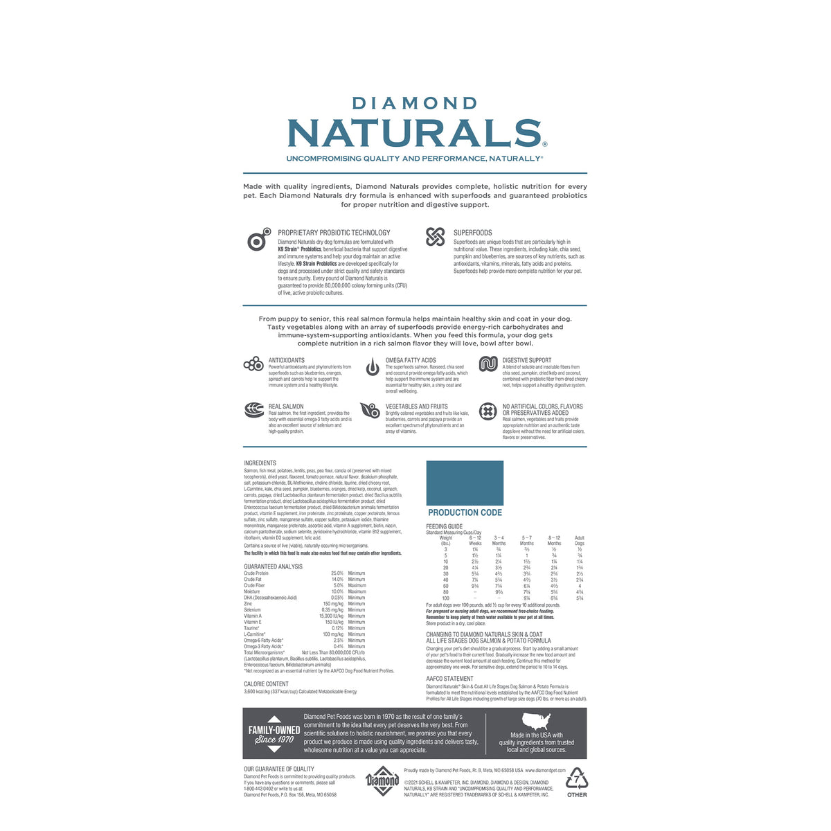 Diamond Naturals Diamond Skin and Coat Dog Food
