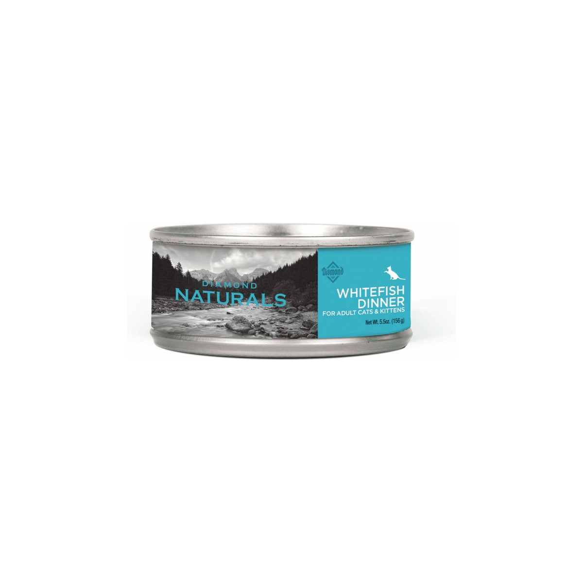 Case of 24 - 5.5oz Diamond Naturals Whitefish Canned Cat Dinner