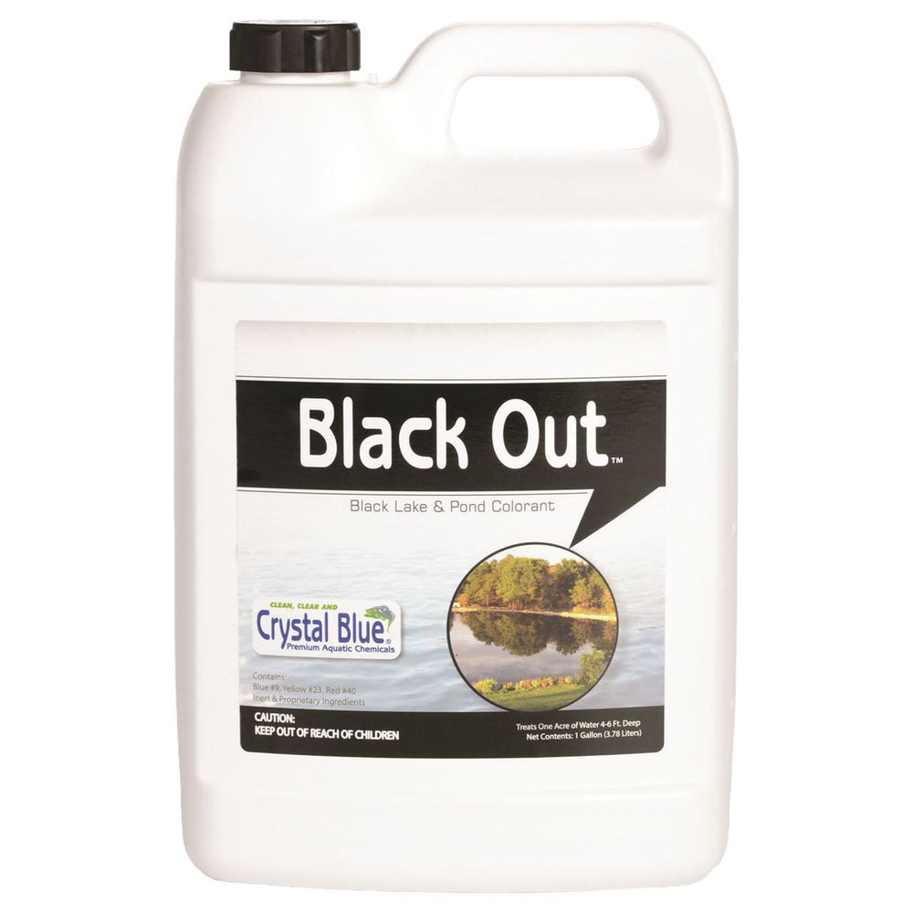 CRYSTAL BLUE 1 GAL BLACK OUT